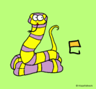 Dibujo Serpiente pintado por osvar