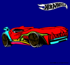 Dibujo Hot Wheels 3 pintado por eladio