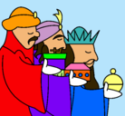 Dibujo Los Reyes Magos 3 pintado por CELESVM