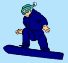 Dibujo Snowboard pintado por edrfhyupkol