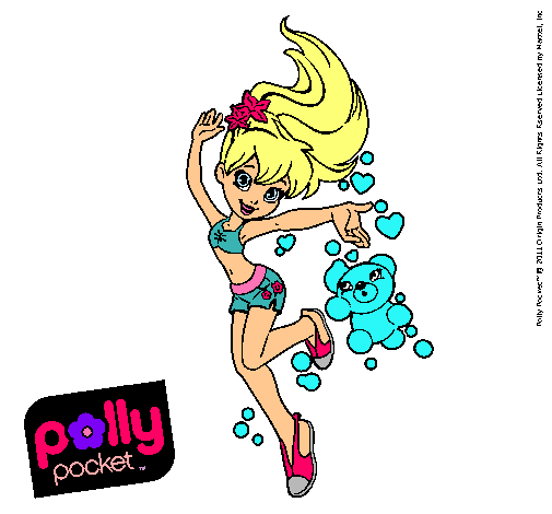 Dibujo Polly Pocket 14 pintado por lara2002