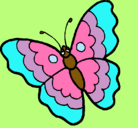 Dibujo Mariposa pintado por monserrat