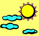 Dibujo Sol y nubes 2 pintado por EMILIANA