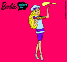 Dibujo Barbie cocinera pintado por pizzera