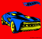 Dibujo Hot Wheels 12 pintado por arriola