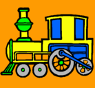 Dibujo Tren pintado por ivanraton