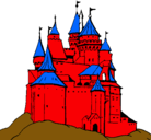 Dibujo Castillo medieval pintado por cnhjty