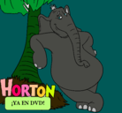 Dibujo Horton pintado por  helado