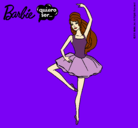 Dibujo Barbie bailarina de ballet pintado por vlentinita