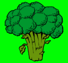 Dibujo Brócoli pintado por bizz