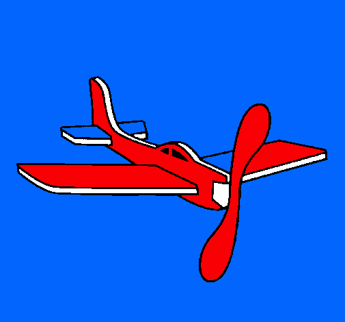 Avión de cartón