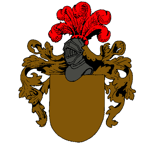 Escudo de armas y casco