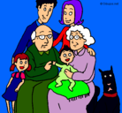 Dibujo Familia pintado por vanessa12345