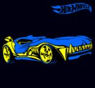 Dibujo Hot Wheels 3 pintado por arriola