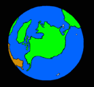 Dibujo Planeta Tierra pintado por 5uiol5uol5uo