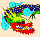 Dibujo Dragón japones II pintado por natis