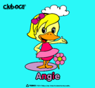 Dibujo Angie pintado por almy