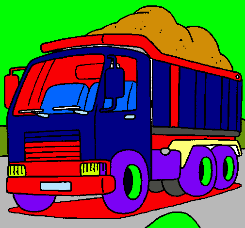 Dibujo Camión de carga pintado por mycnegocios