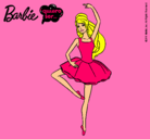 Dibujo Barbie bailarina de ballet pintado por leticia