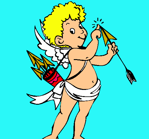 Dibujo Cupido pintado por aldairxx