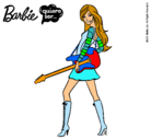 Dibujo Barbie la rockera pintado por prinsesa