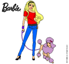 Dibujo Barbie con look moderno pintado por lara2002
