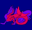 Dibujo Dragón de mar pintado por bjhhhg