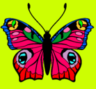 Dibujo Mariposa  pintado por mona