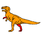 Dibujo Tiranosaurus Rex pintado por zantiago