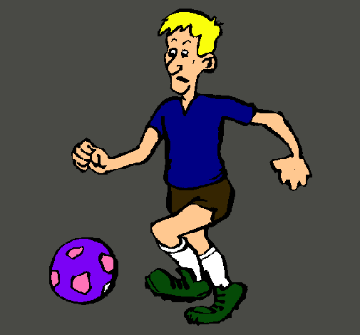Dibujo Jugador de fútbol pintado por FEROMARIANA