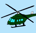 Dibujo Helicóptero  pintado por doni