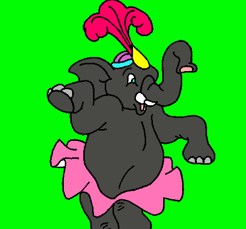 Elefante bailando