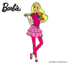 Dibujo Barbie y su mascota pintado por lara2002