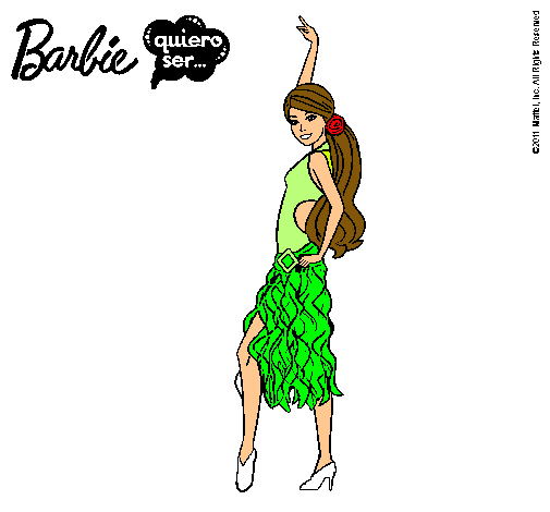 Barbie flamenca