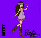 Dibujo Barbie Fashionista 1 pintado por lili3421