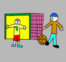 Dibujo Fútbol 2 pintado por jeanet