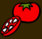 Dibujo Tomate pintado por tomatoooes