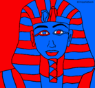 Dibujo Tutankamon pintado por otjkrphotki
