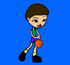 Dibujo Jugadora de básquet pintado por alanmistiko
