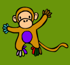 Dibujo Mono pintado por isidoa