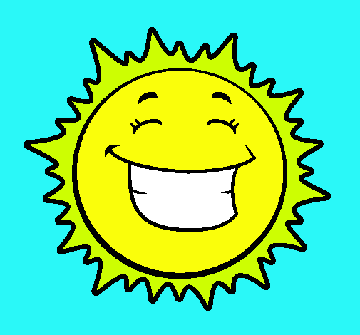 Sol sonriendo