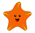 Dibujo Estrella de mar pintado por abiga