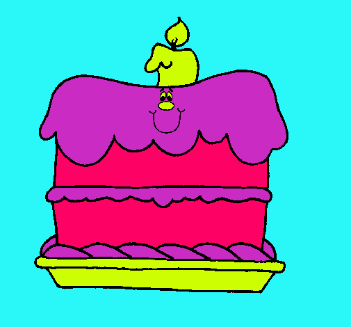 Pastel de cumpleaños