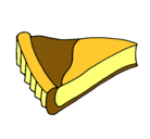 Dibujo Tarta de queso pintado por pderra