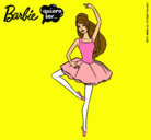 Dibujo Barbie bailarina de ballet pintado por maheli