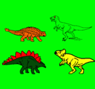 Dibujo Dinosaurios de tierra pintado por luis06