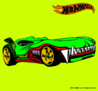 Dibujo Hot Wheels 3 pintado por uiopas