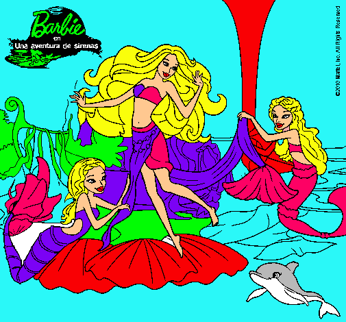 Barbie con sirenas