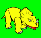 Dibujo Triceratops II pintado por MITASIS