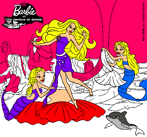 Barbie con sirenas